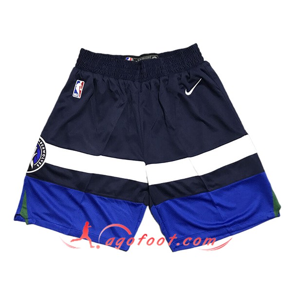 Shorts NBA Minnesota Timberwolves 2024/25 Bleu Marine