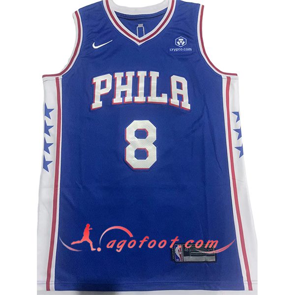 Maillot Philadelphia 76ers (GEORGE #8) 2024/25 Bleu/Blanc