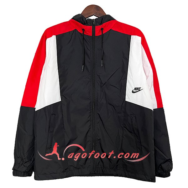 Coupe-Vent Nike Noir/Rouge/Blanc 2024/2025