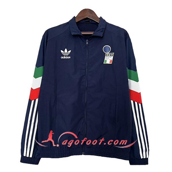 Coupe-Vent Italie Bleu Foncé 2024/2025