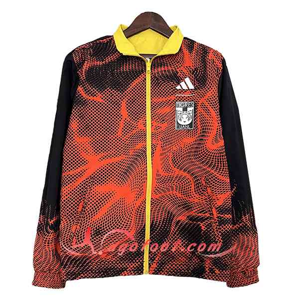 Coupe-Vent Tigres UANL Rouge/Noir 2024/2025