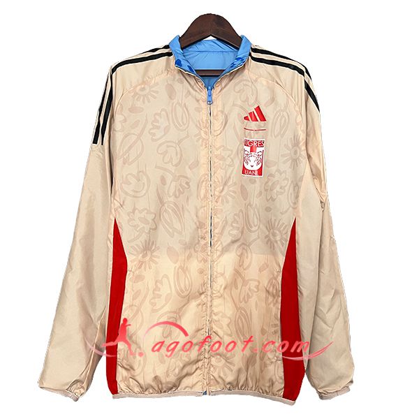 Coupe-Vent Tigres UANL Brun/Rouge/Noir 2024/2025