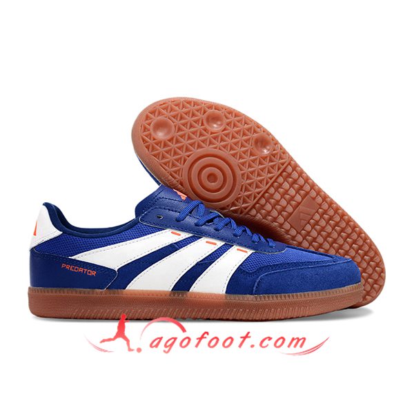 Adidas Chaussures de Foot PREDATOR 24 LEAGUE LOW BOOTS Bleu/Blanc