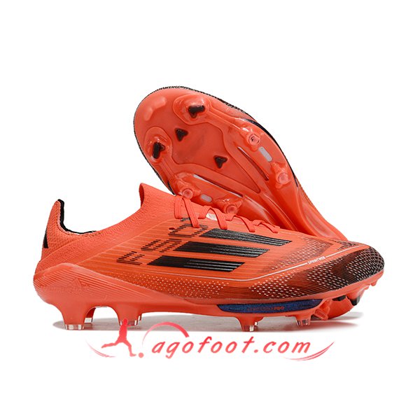 Adidas Chaussures de Foot F50+.1 FG Orange/Noir