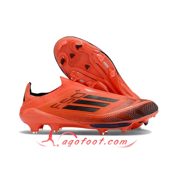 Adidas Chaussures de Foot F50+ FG Orange/Noir