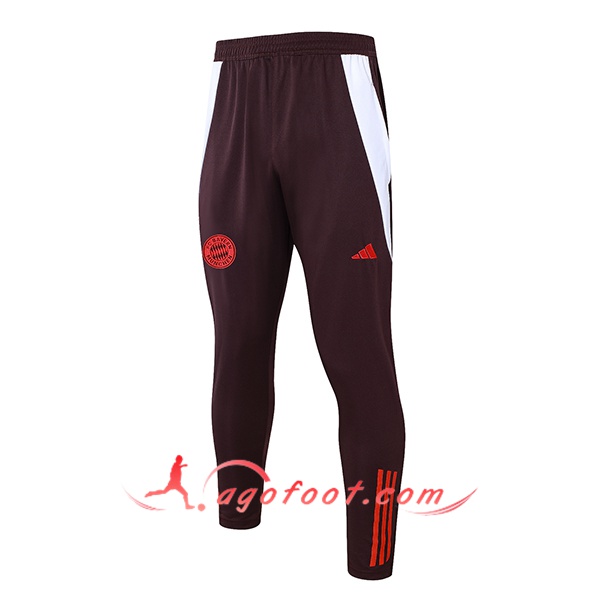 Pantalon Foot Bayern Munich Brun/Rouge 2024/2025