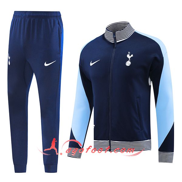 Ensemble Survetement de Foot Tottenham Hotspur Bleu 2024/2025