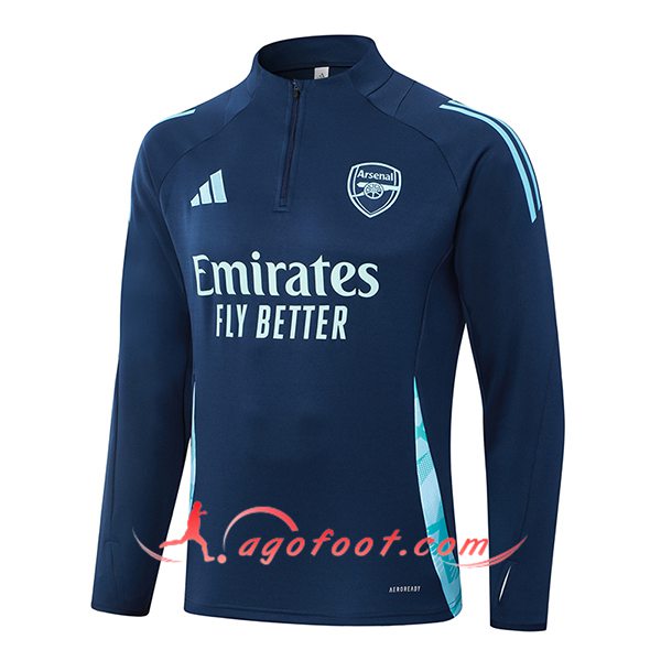 Sweatshirt Training Arsenal Bleu Royal 2024/2025