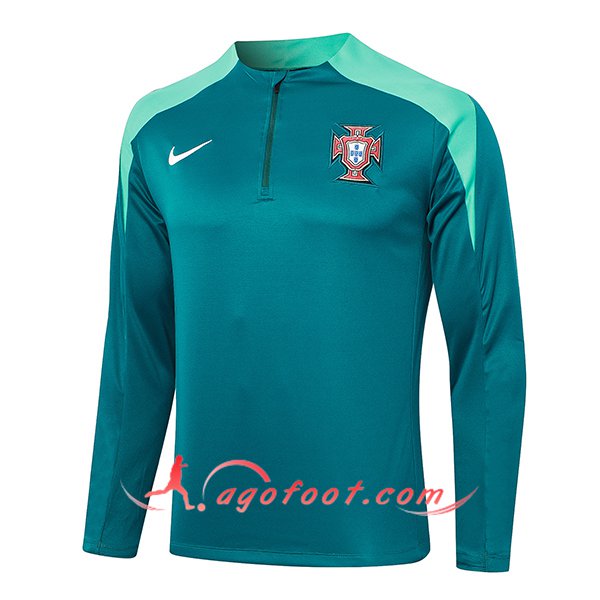 Sweatshirt Training Portugal Vert 2024/2025 -02