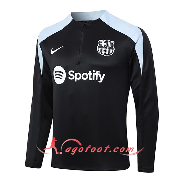 Sweatshirt Training FC Barcelone Noir/Gris 2024/2025