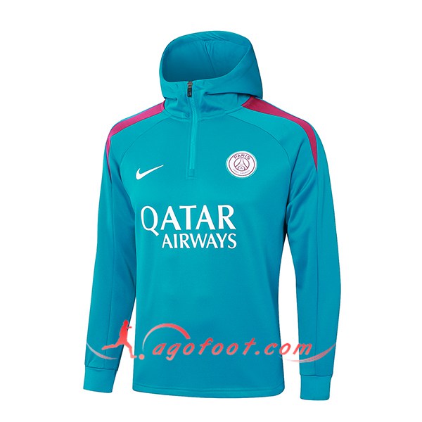 Veste A Capuche PSG Bleu/Pourpre 2024/2025