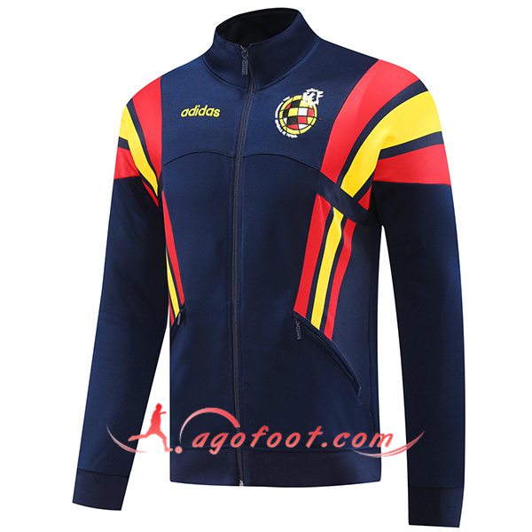 Veste Foot Espagne Bleu Royal 2024/2025