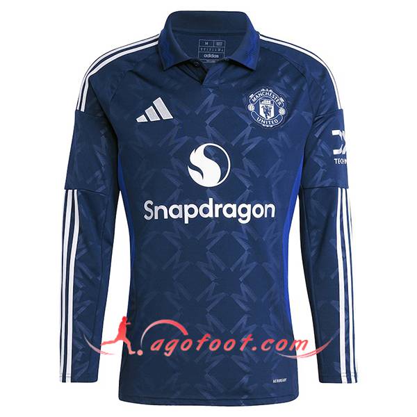 Nouveau Maillot de Foot Manchester United Exterieur Manches Longues 2024/2025