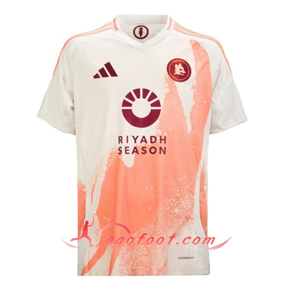 Nouveau Maillot de Foot AS Rome Exterieur 2024/2025