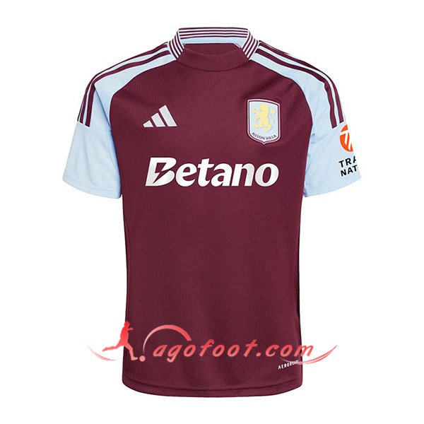 Nouveau Maillot de Foot Aston Villa Domicile 2024/2025