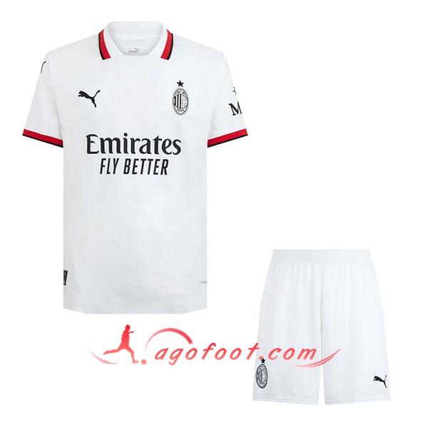 Nouveau Maillot de Foot Milan AC Enfant Exterieur 2024/2025