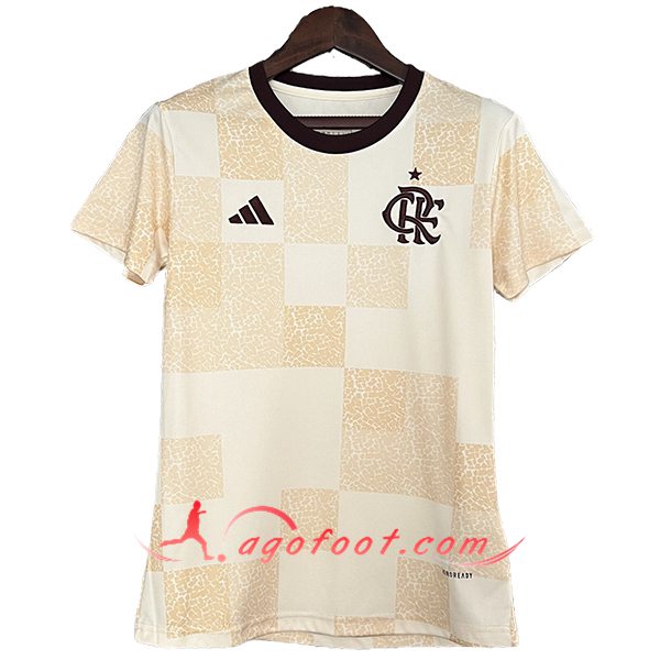 Maillot de Foot Flamengo Femme Special Edition Beige 2024/2025