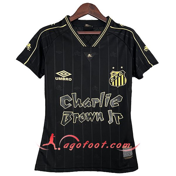 Maillot de Foot Santos FC Femme Special Edition Noir 2024/2025
