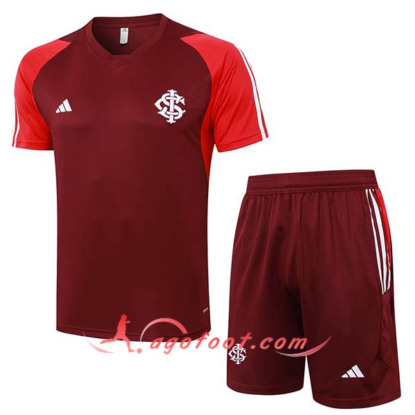Ensemble Training T-Shirts Brésil Rouge 2024/2025