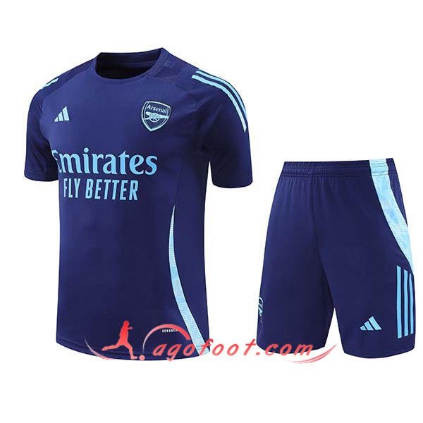 Ensemble Training T-Shirts Arsenal Bleu 2024/2025