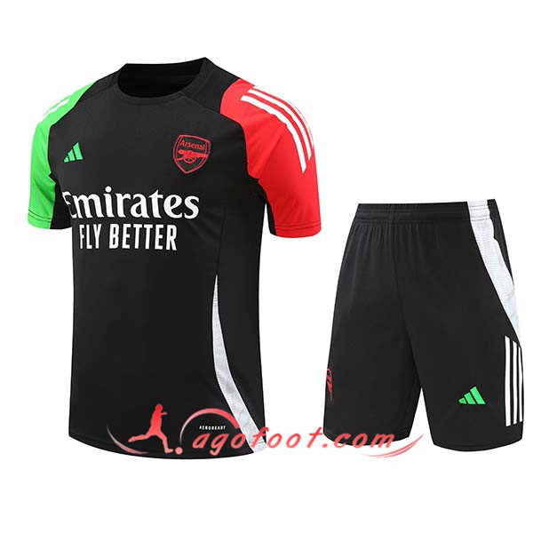 Ensemble Training T-Shirts Arsenal Noir 2024/2025