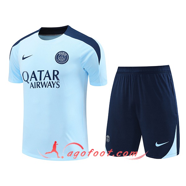 Ensemble Training T-Shirts PSG Bleu 2024/2025