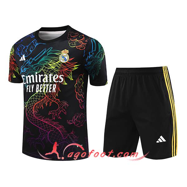 Ensemble Training T-Shirts Real Madrid Noir 2024/2025