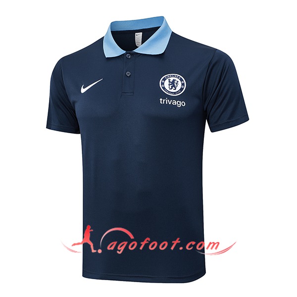 Polo Foot FC Chelsea Bleu Royal 2024/2025