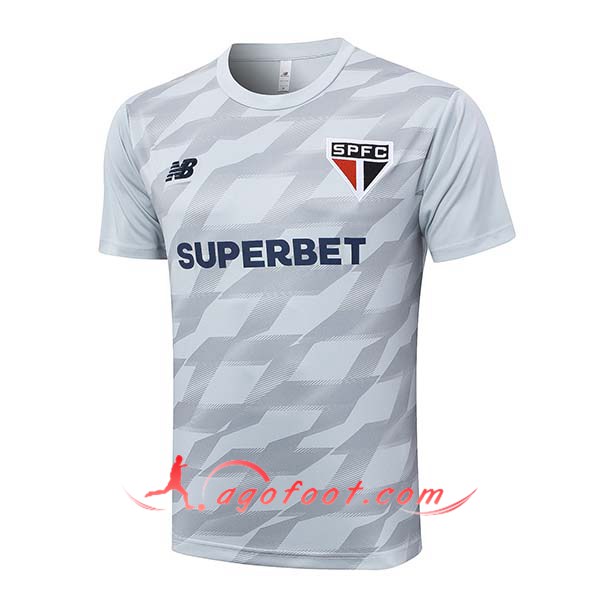 Training T-Shirts Sao Paulo FC Gris 2024/2025