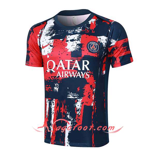 Training T-Shirts PSG Rouge/Bleu 2024/2025