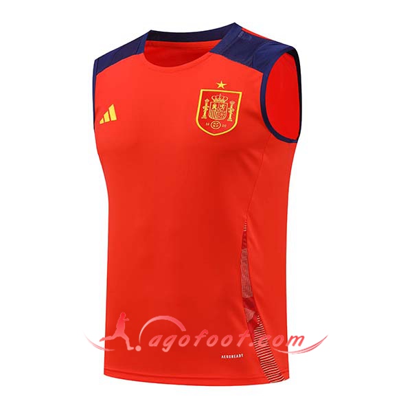 Training Debardeur Espagne Rouge/Bleu 2024/2025