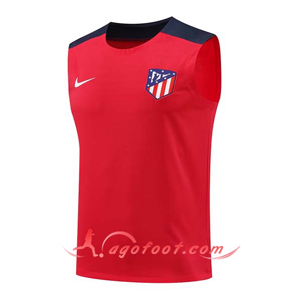 Training Debardeur Atletico Madrid Rouge/Bleu 2024/2025