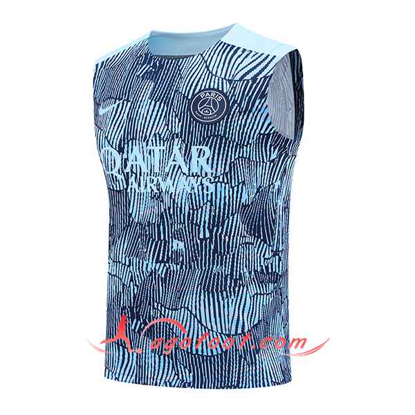 Training Debardeur PSG Bleu/Noir 2024/2025