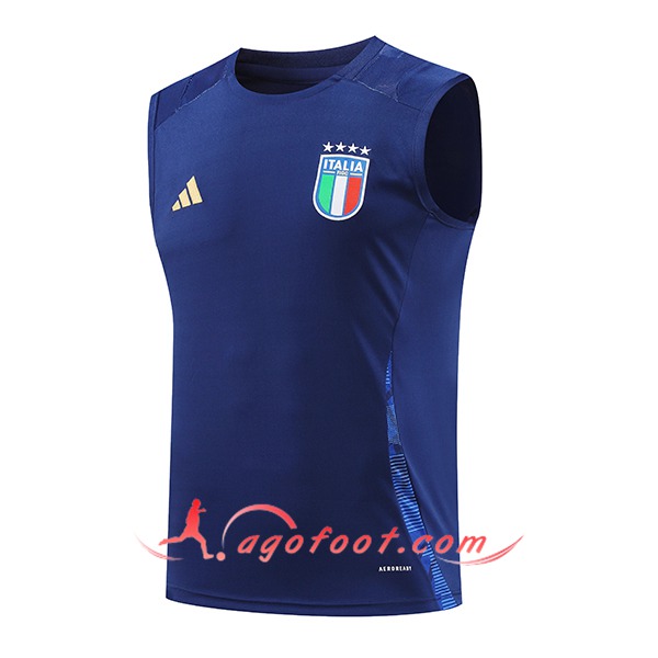 Training Debardeur Italie Bleu 2024/2025