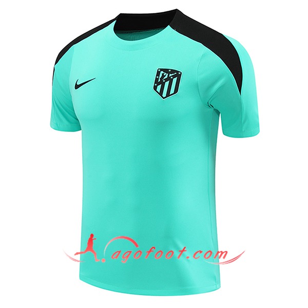 Training T-Shirts Atletico Madrid Vert/Noir 2024/2025