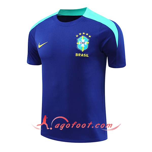 Training T-Shirts Brésil Bleu 2024/2025