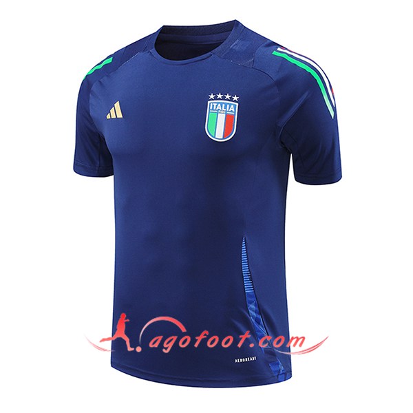 Training T-Shirts Italie Bleu 2024/2025