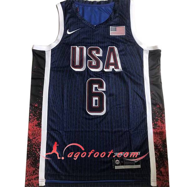 Maillot USA (JAMES #6) 2024/25 Bleu Foncé -02