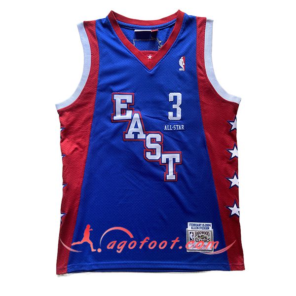 Maillot American All-Star (IVERSON #3) 2024/25 Bleu/Rouge