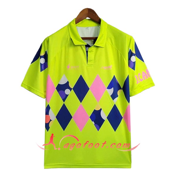 Maillot de Foot Mexique Retro Gardien De But Vert/Bleu