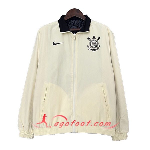 Coupe-Vent Corinthians Beige 2024/2025