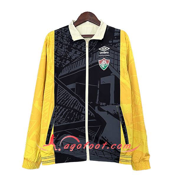 Coupe-Vent Fluminense Noir/Jaune 2024/2025