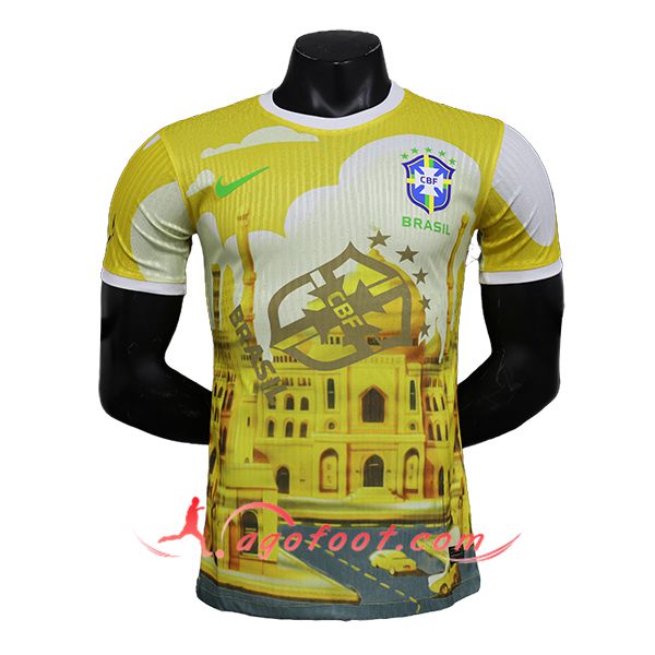 Maillot Equipe Foot Bresil Special Edition Jaune 2024/2025 -02