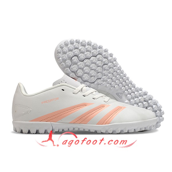 Adidas Chaussures de Foot Predator Club TF Blanc/Orange