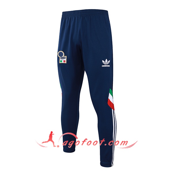 Pantalon Foot Italie Bleu Royal 2024/2025 -03