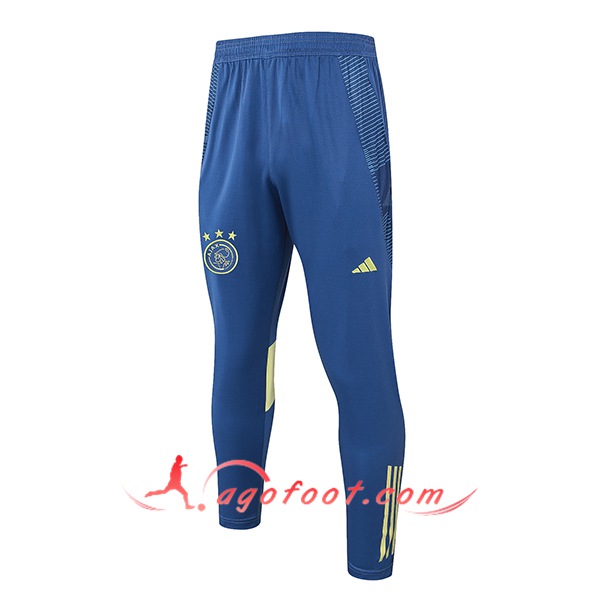 Pantalon Foot Ajax Bleu/Jaune 2024/2025