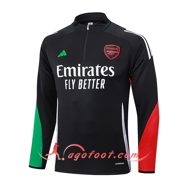 Sweatshirt Training Arsenal Noir 2024/2025