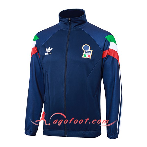 Veste Foot Italie Bleu Royal 2024/2025