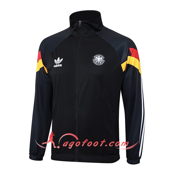 Veste Foot Allemagne Noir 2024/2025