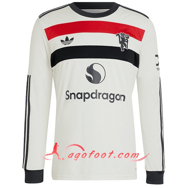 Nouveau Maillot de Foot Manchester United Manches Longues Third 2024/2025